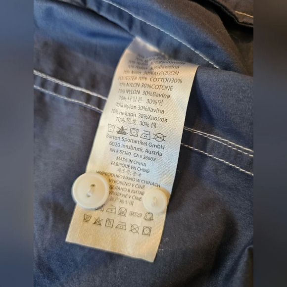 Analog Venturi Jacket Men's Size Medium Ink / Dark Khaki Hooded Full Zip AG - Picture 9 of 12